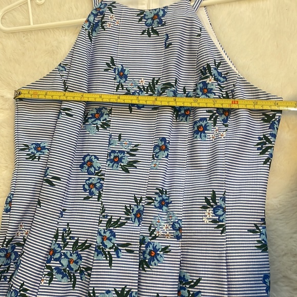 GUESS blue floral a-line sheath summer dress - Picture 7 of 9